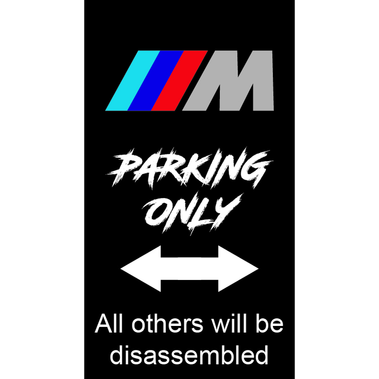 BMW M Parkeringsskylt