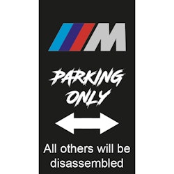 BMW M Parkeringsskylt