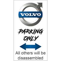 Volvo Parkeringsskylt