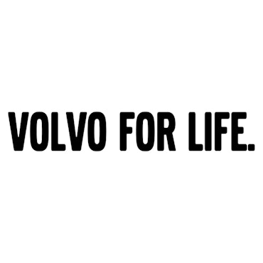 Dekal - Volvo For Life.
