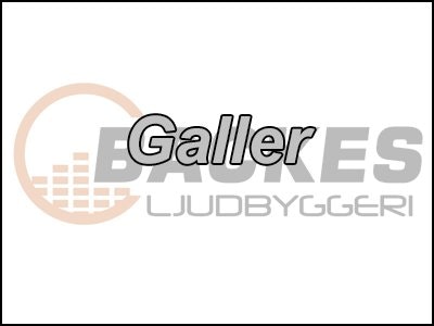 Galler - Backes Ljud
