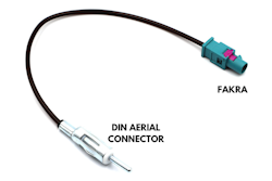Antennadapter Fakra -> Din