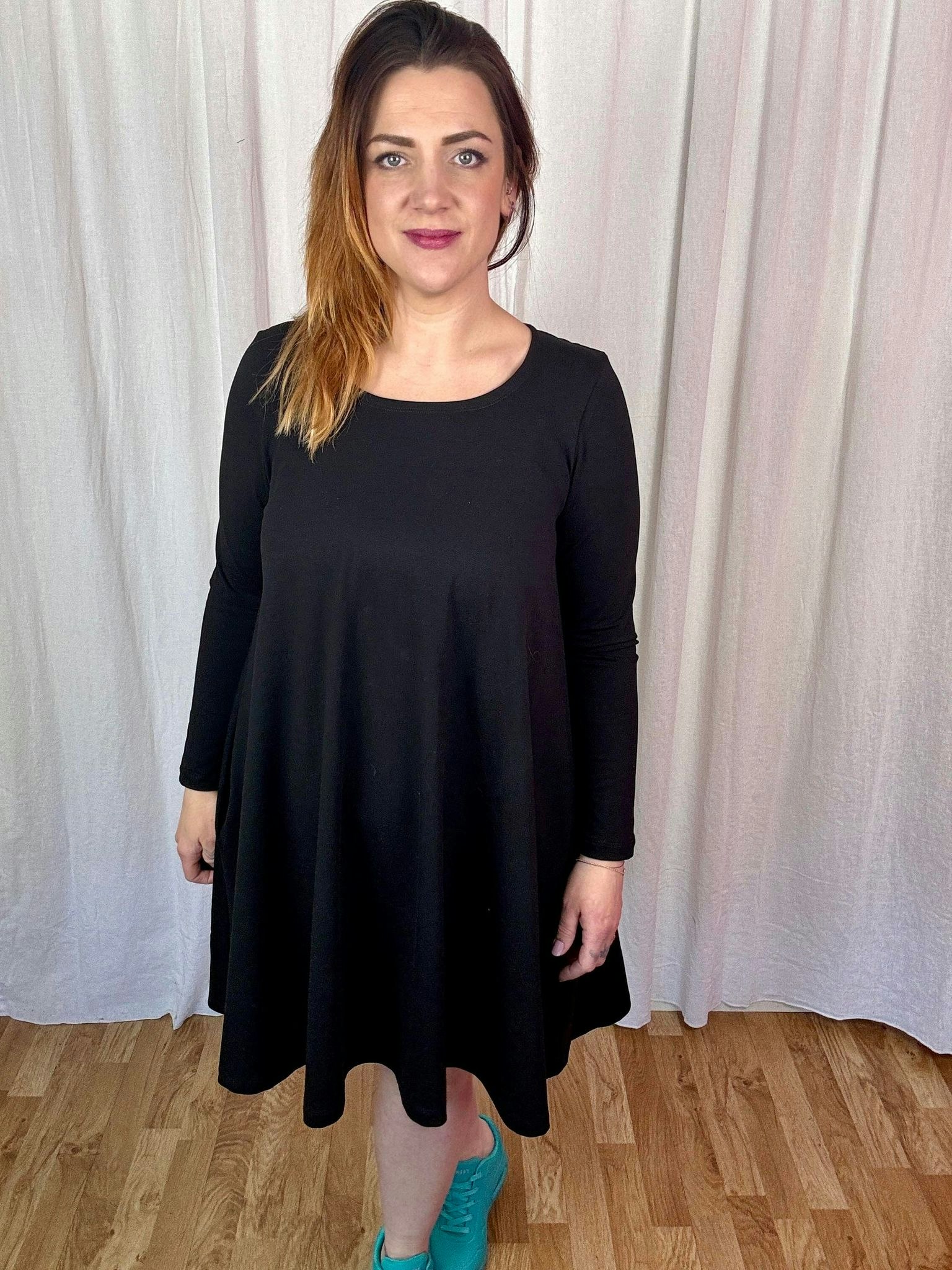Pink Ink Flow Dress