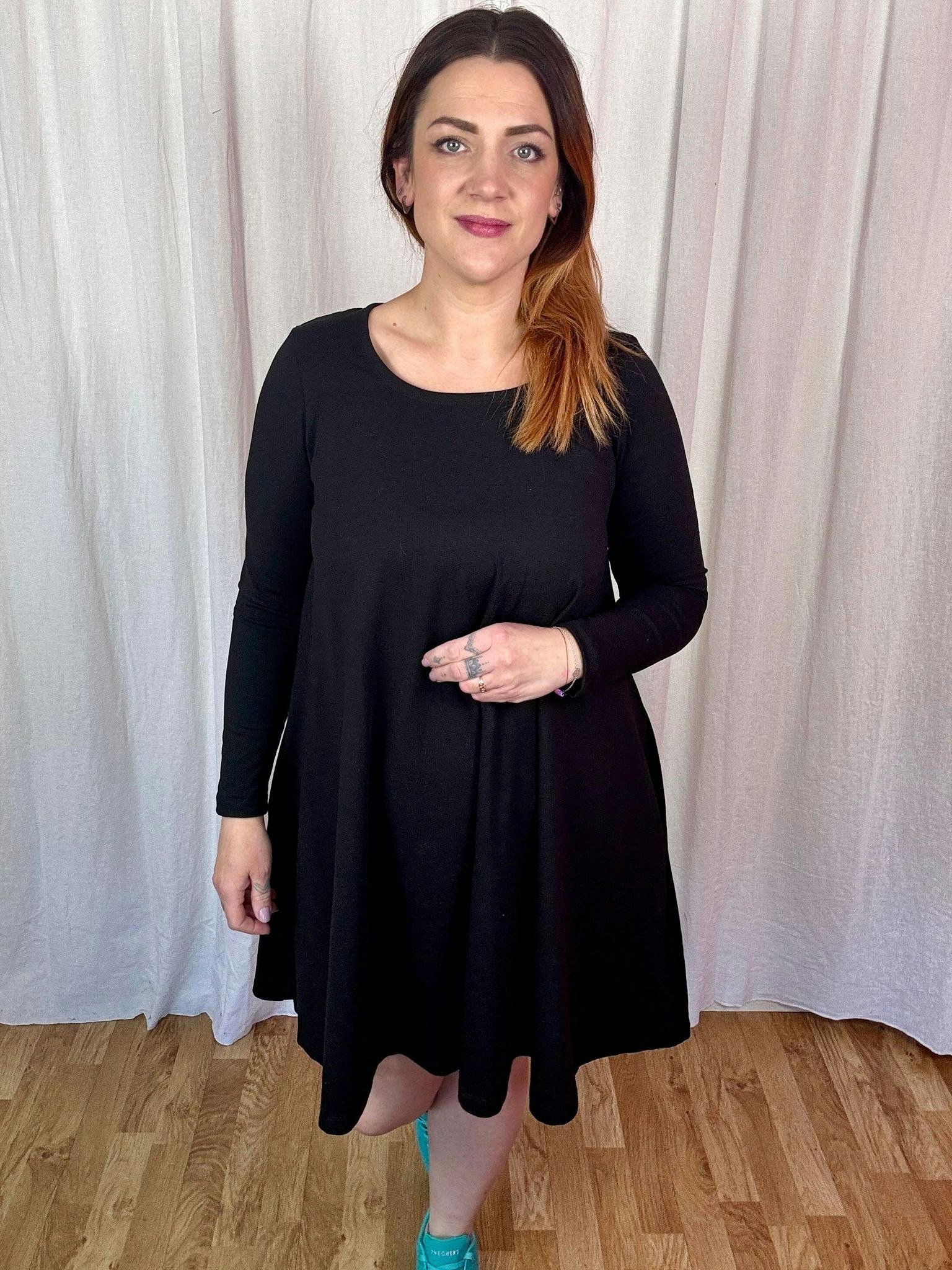 Pink Ink Flow Dress