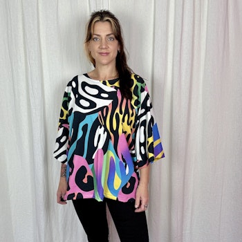 Electric Leo Kimono Tee