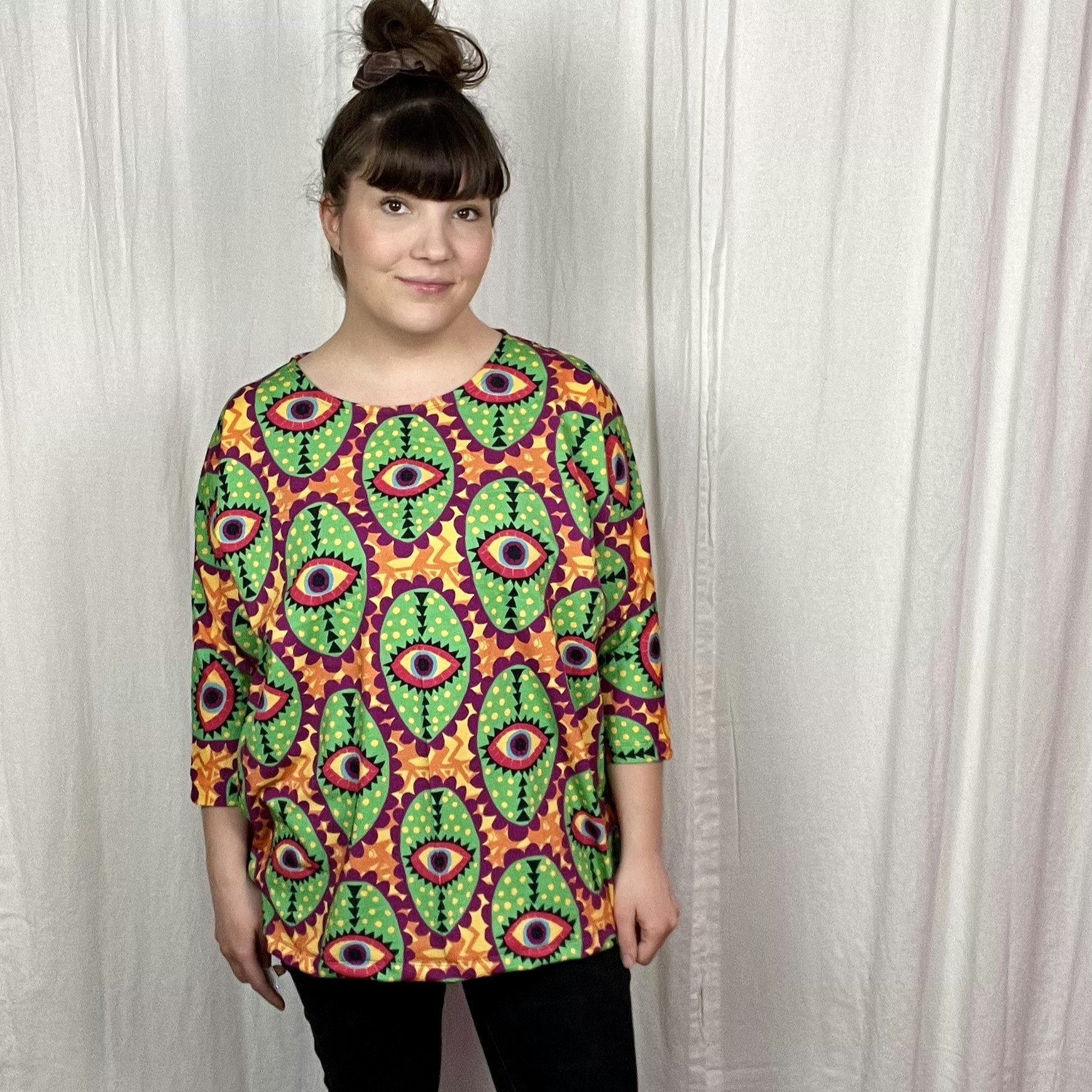 Lava gradient rainbow Boxy Top & Boxy Crop