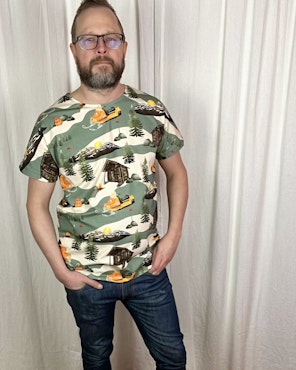 Ornamental Yellow T-shirt Herr