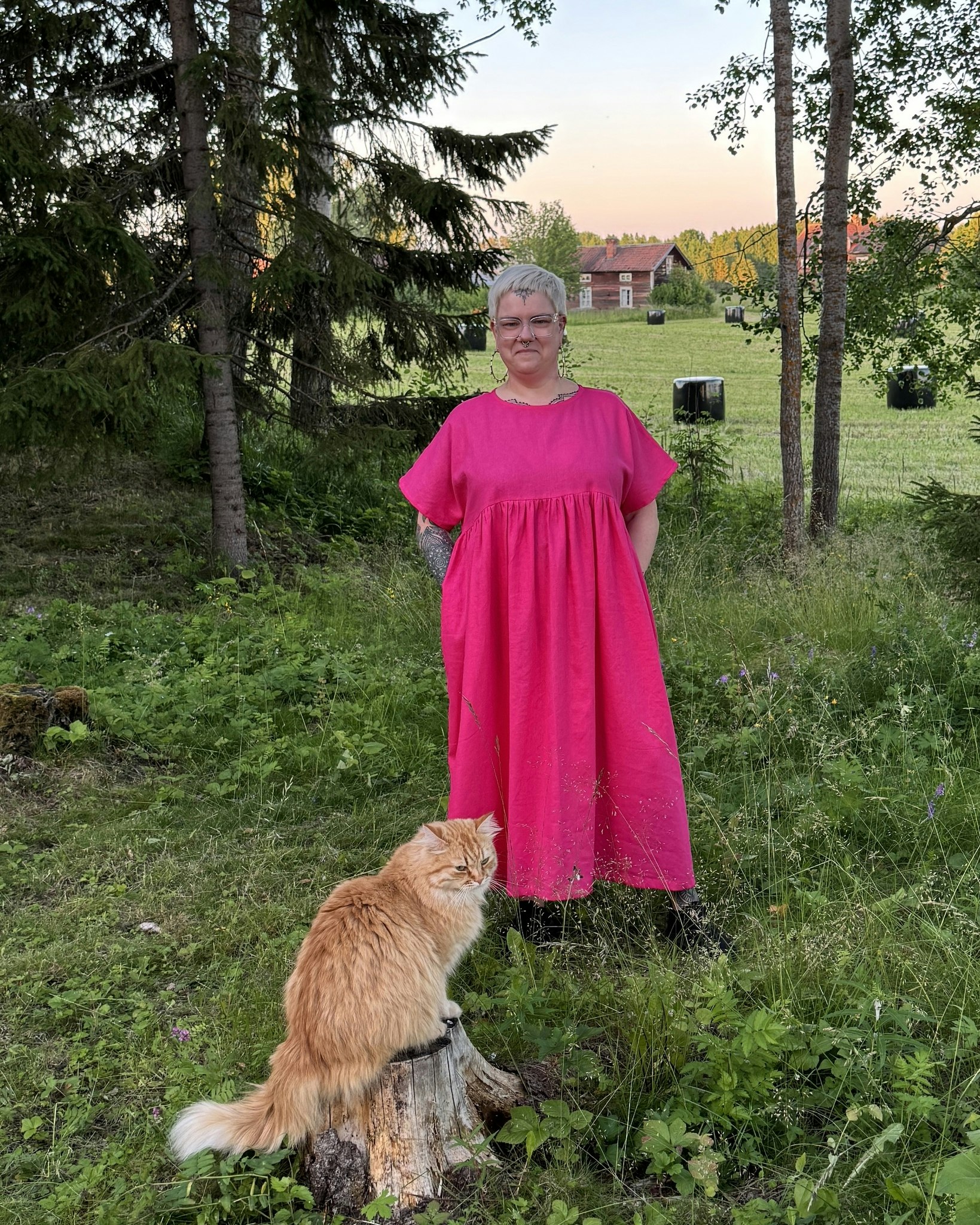 Viskos dress - Olika färger