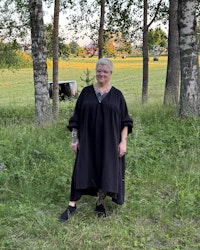 Puffy sleeve dress - Olika färger - Viskos