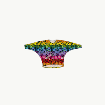 Regnbågsflora Svart Batman tröja