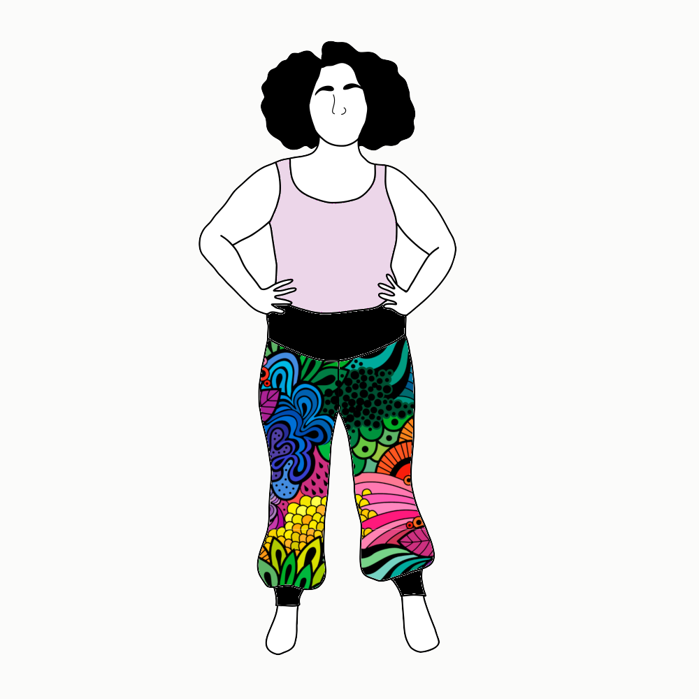 Groovy Rainbow Yogabyxa