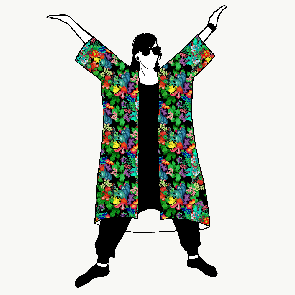 Adora Lakrits Jersey kimono