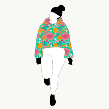 Flower market Crop top deluxe