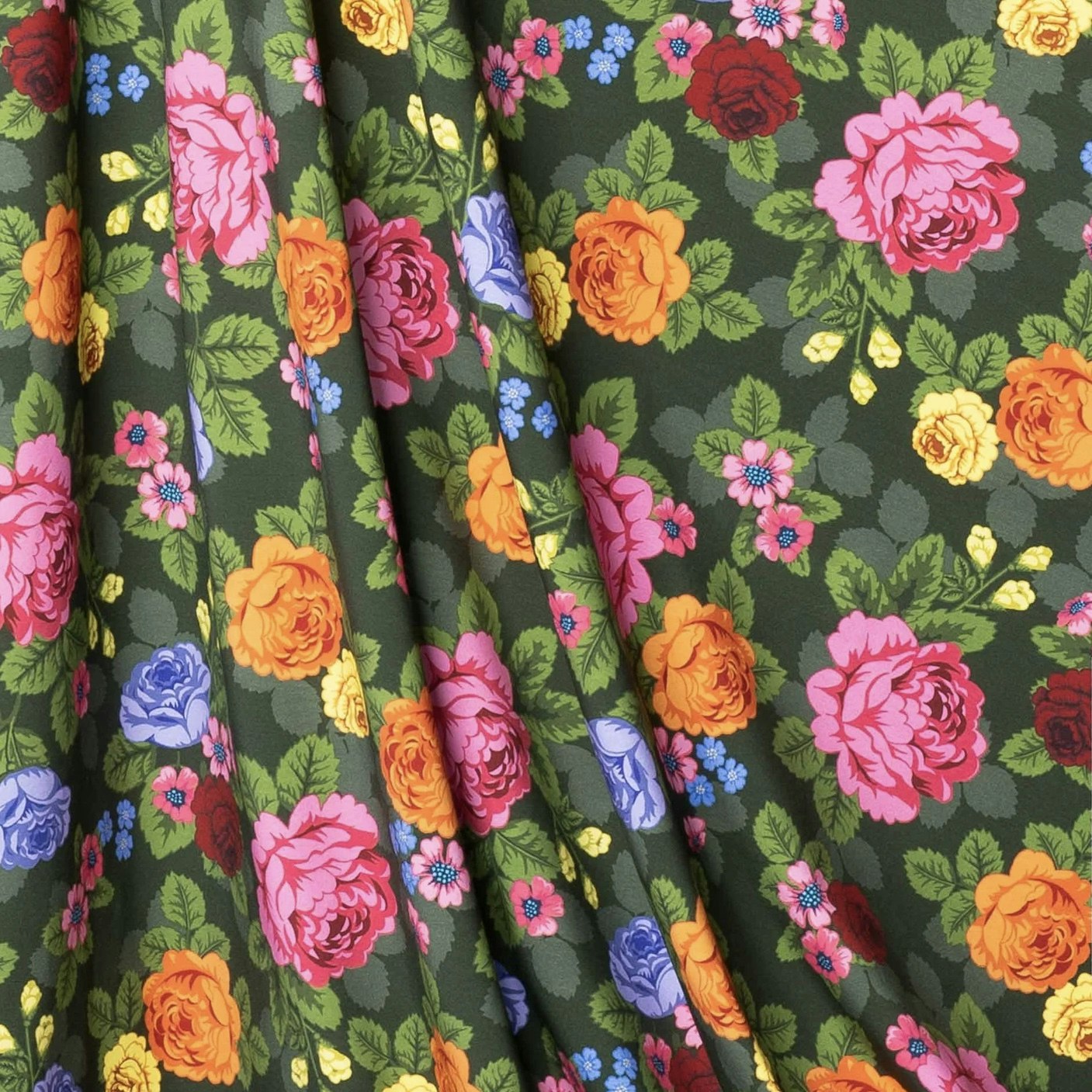 Babushka Roses Haremjumpsuit 3/4-ärm