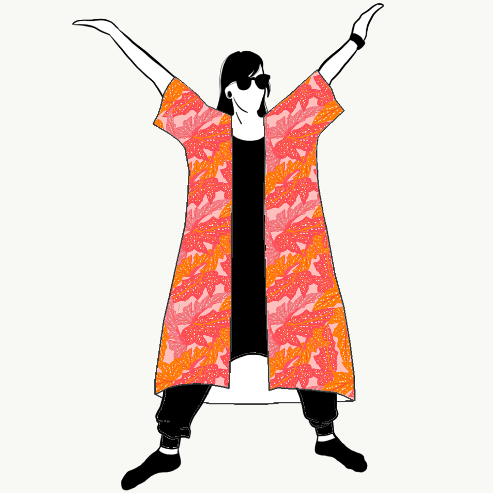 Prickbegonia Kimono/Kaftan