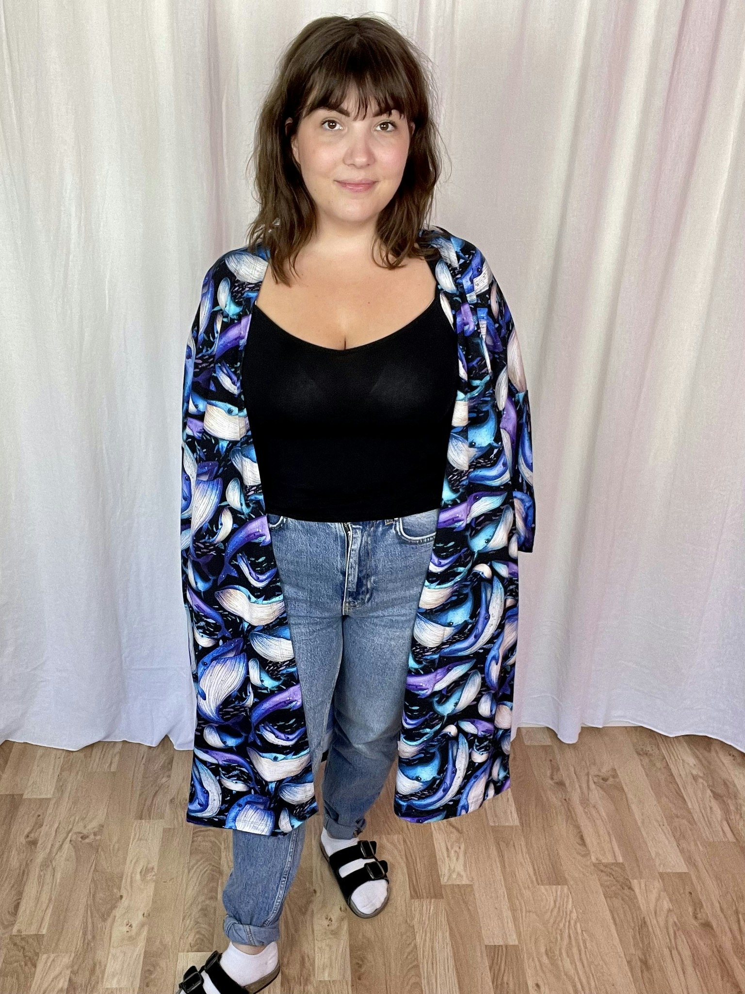 Celestial Snake Jersey Kimono