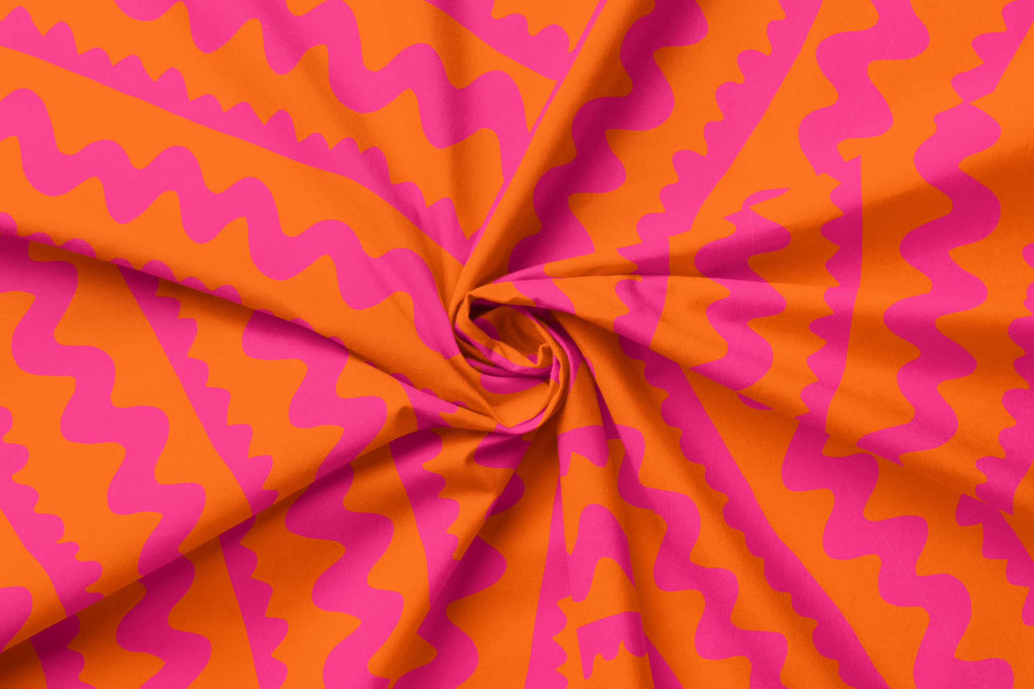 ZigZag Orange Pink A-linje tunika