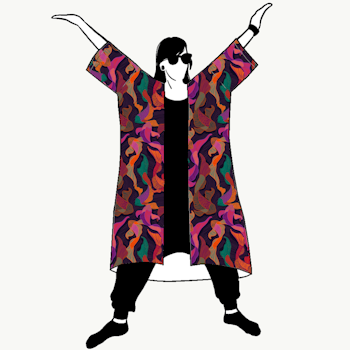 Koi Jersey Kimono