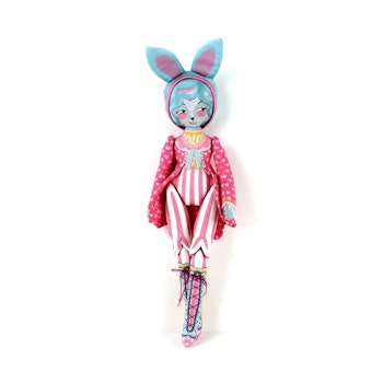 Diy Dolly Kit - Mewky the Circus Ringmaster Cat Bunny Doll