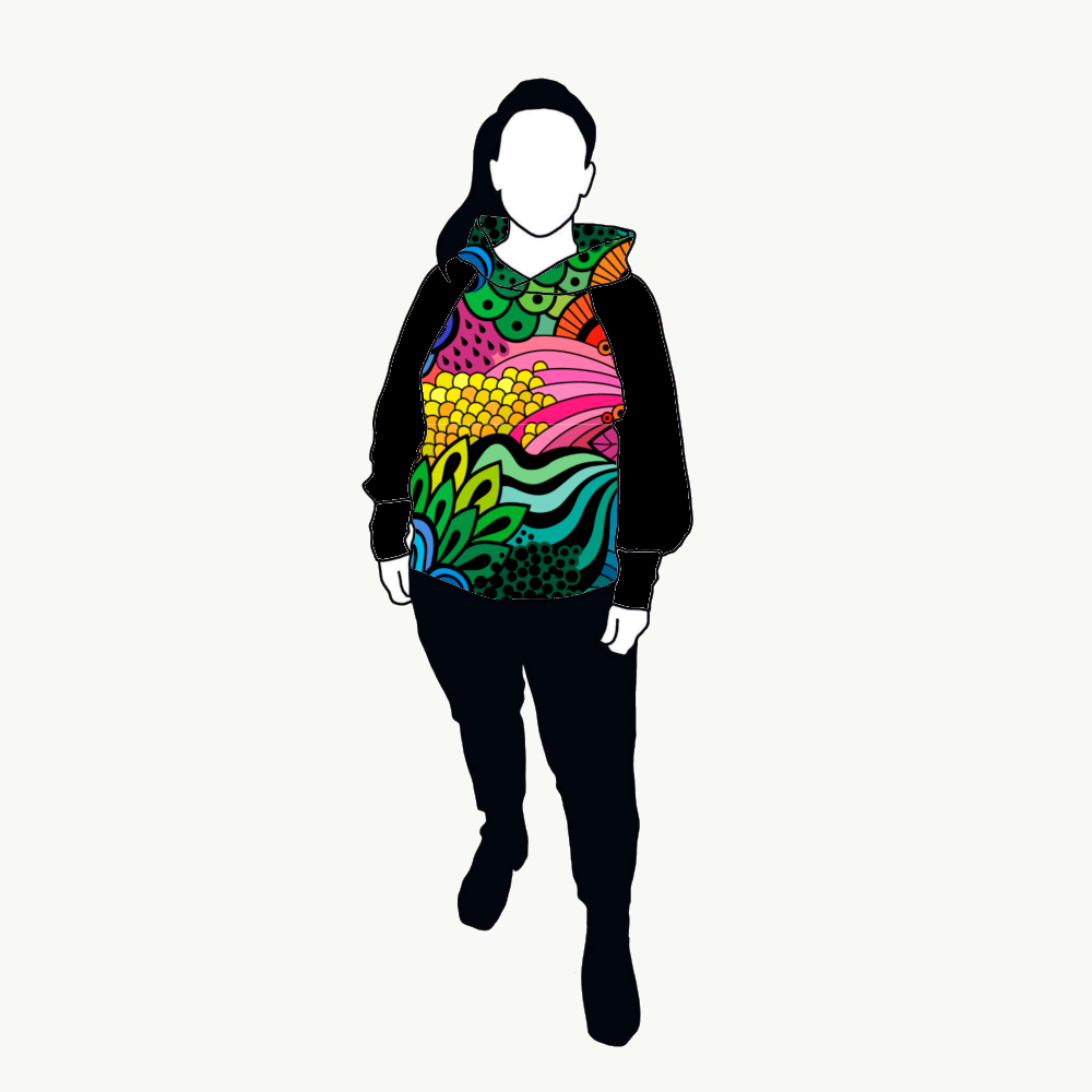 Groovy Rainbow Hoodie Deluxe