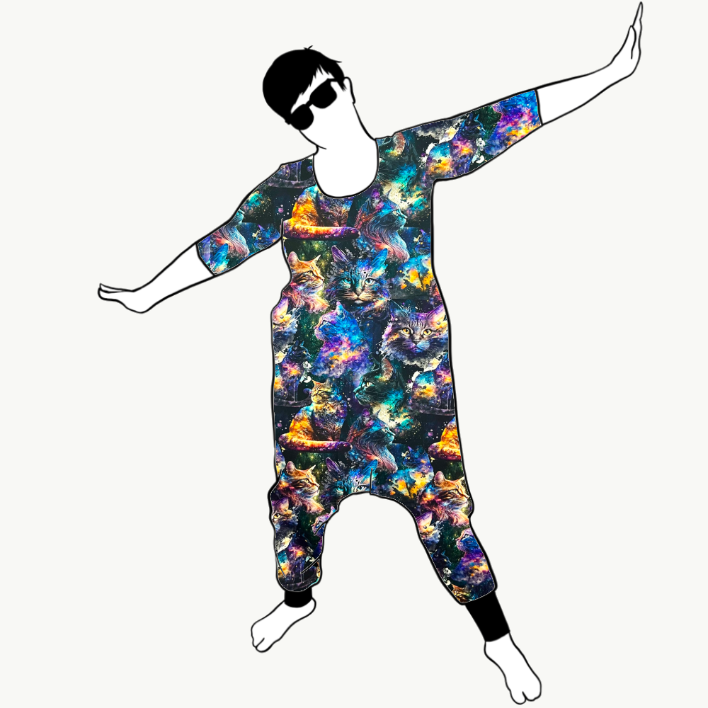 Cosmic Cats Jumpsuit (alla ärmlängder)