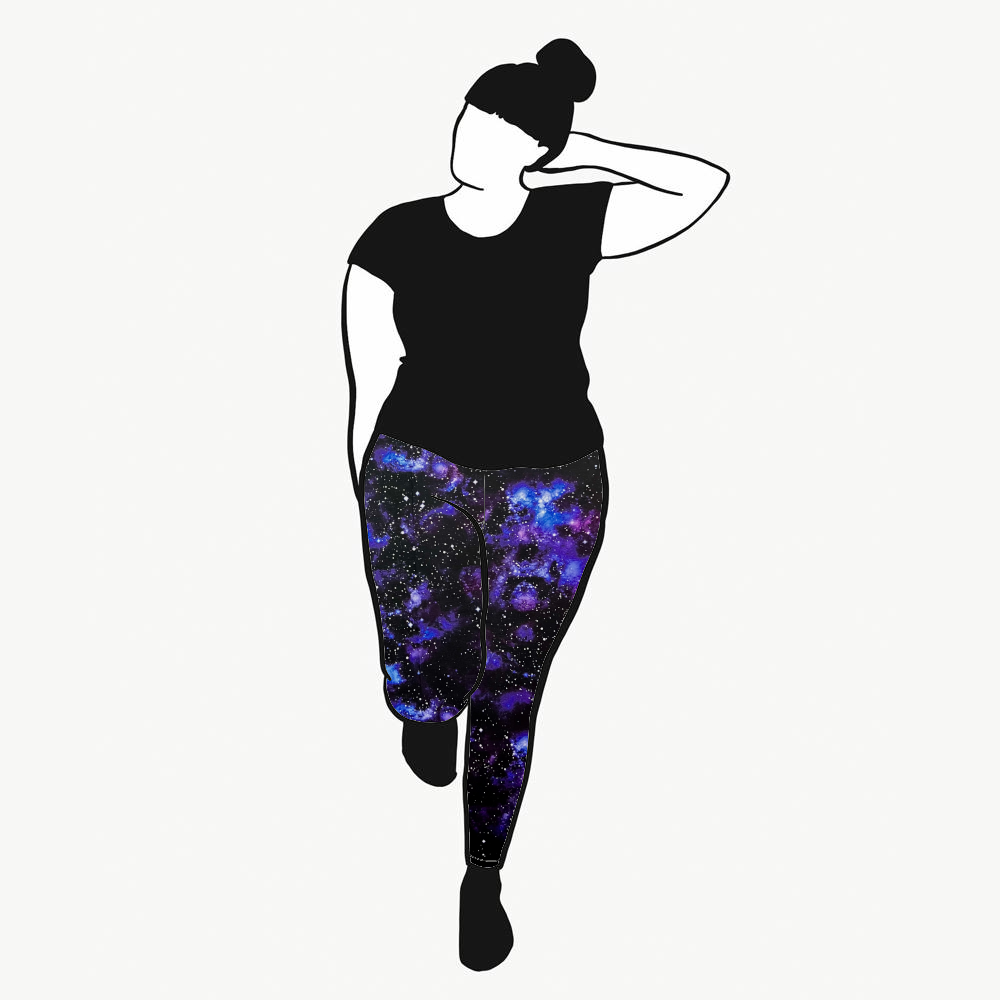 Universum Purple Leggings