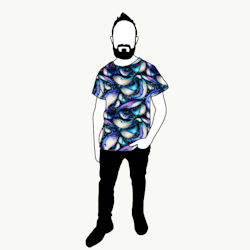 T-shirt Herr Whales Print