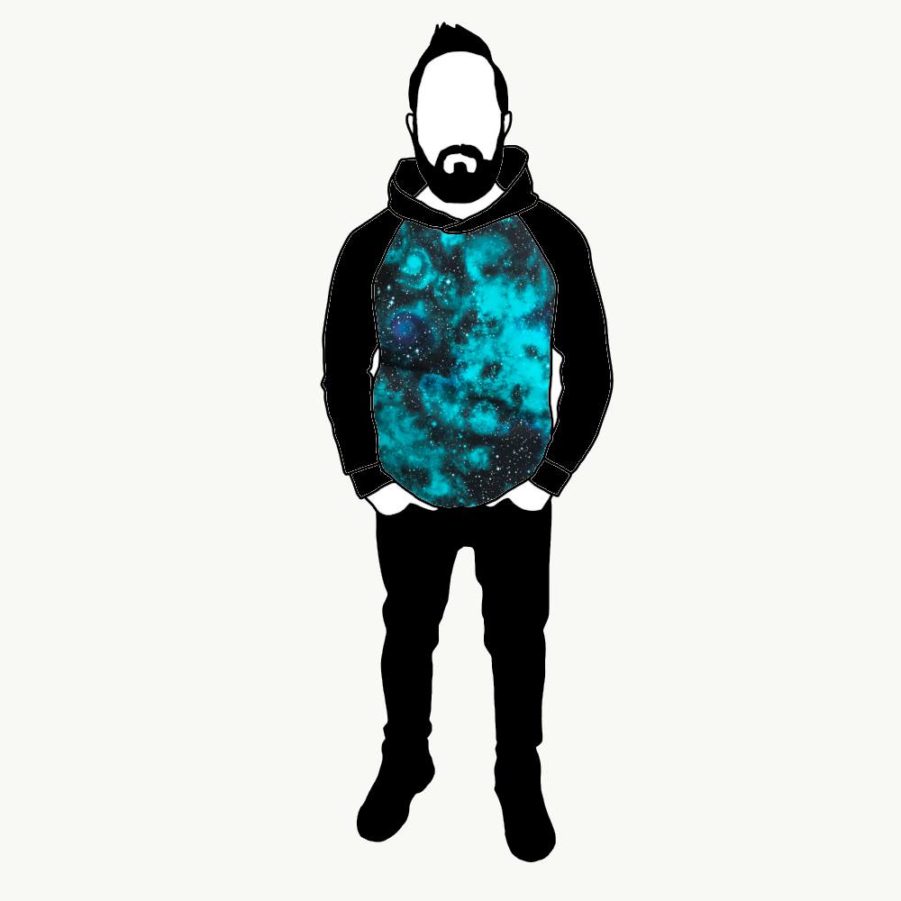 Hoodie Herr Universum Turquoise