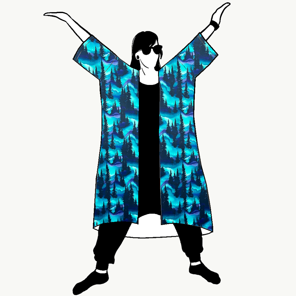 Aurora Jersey Kimono