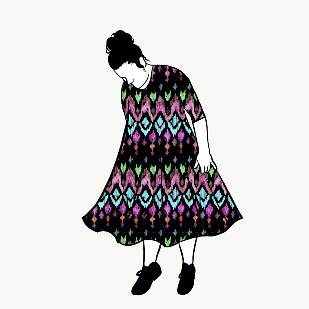 Ikat Groove dress