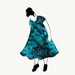 Universum Turquoise Groove dress