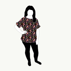 Oversized T-shirt Enchanted Garden