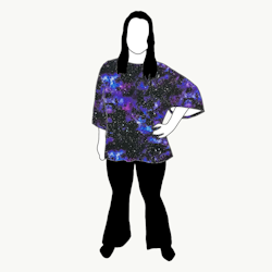 Universum Purple Kimono Tee