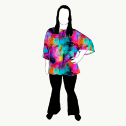 Abstract Inc Kimono Tee