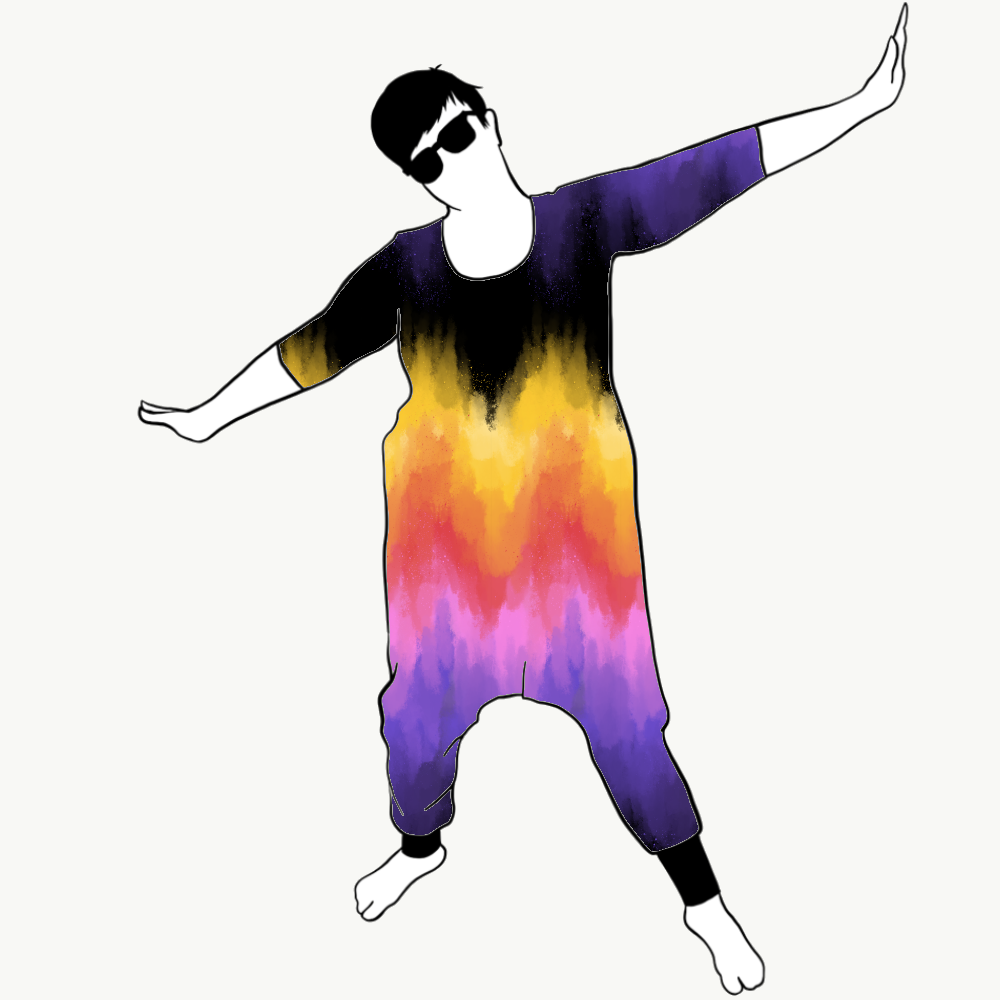 On fire Jumpsuit (alla ärmlängder)