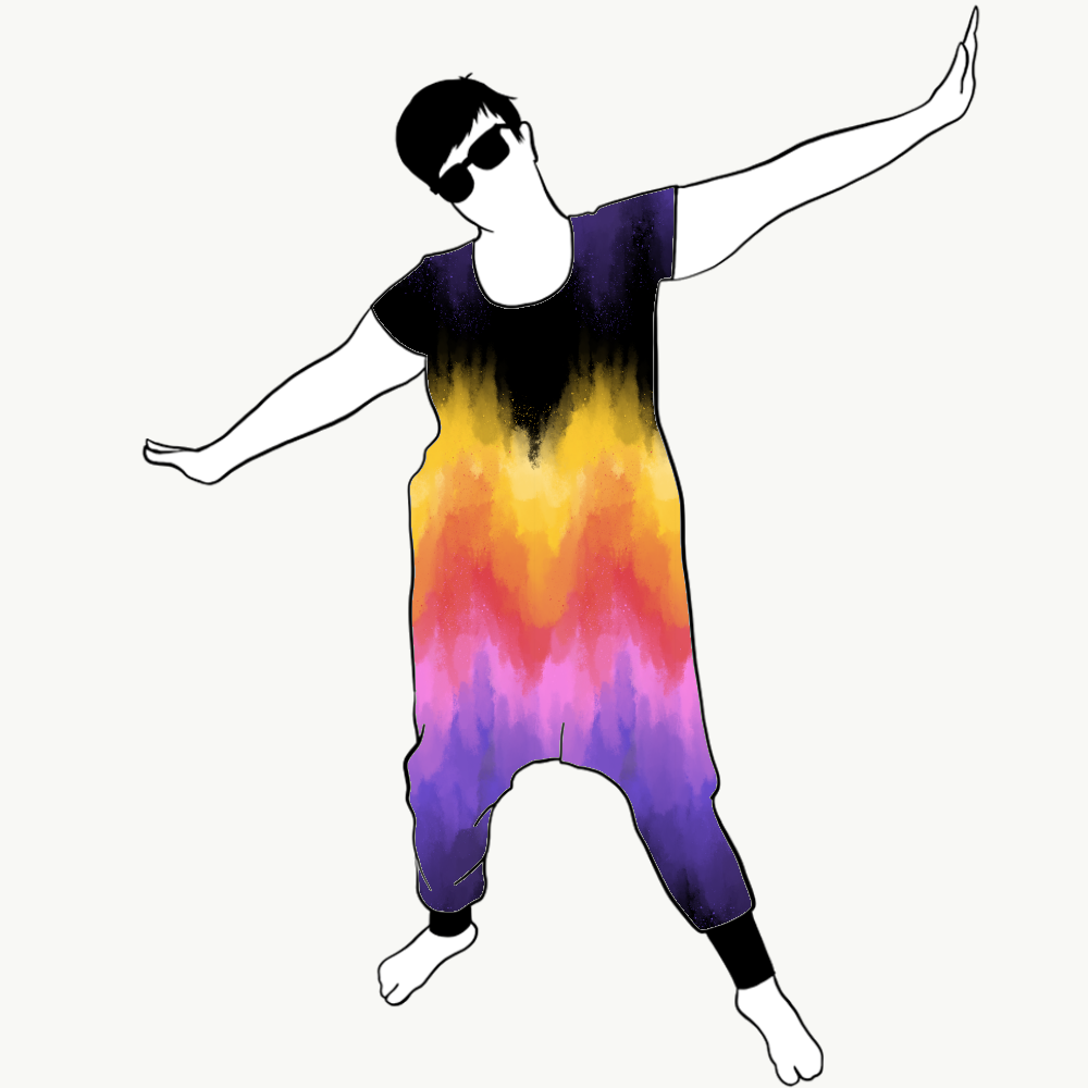 On fire Jumpsuit (alla ärmlängder)