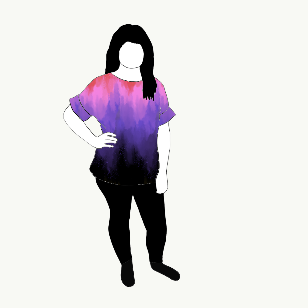 On fire Oversized T-shirt
