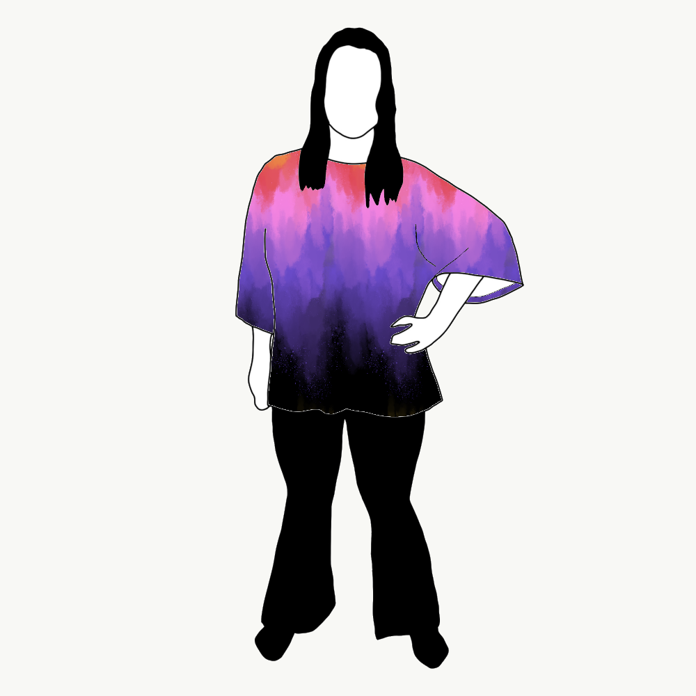 On fire Kimono Tee