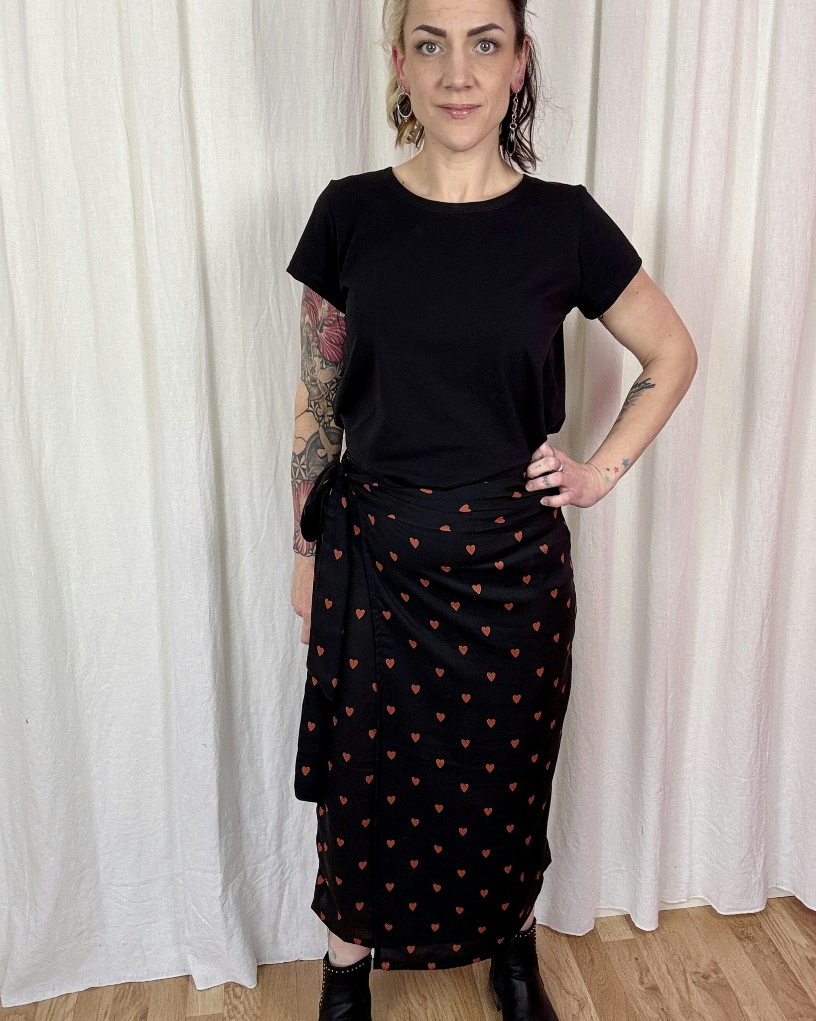 Wrap skirt Valfritt tyg