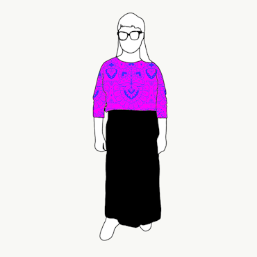 Ornamental Purple Boxy Top & Boxy Crop