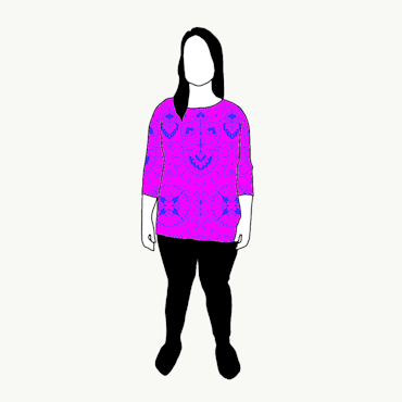 Ornamental Purple Boxy Top & Boxy Crop