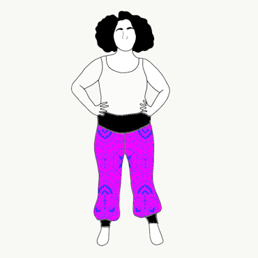 Ornamental Purple Yogabyxa
