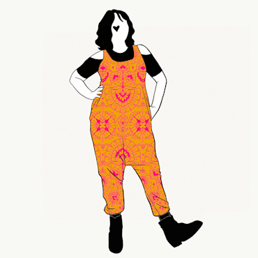 Ornamental Yellow Jumpsuit (alla ärmlängder)