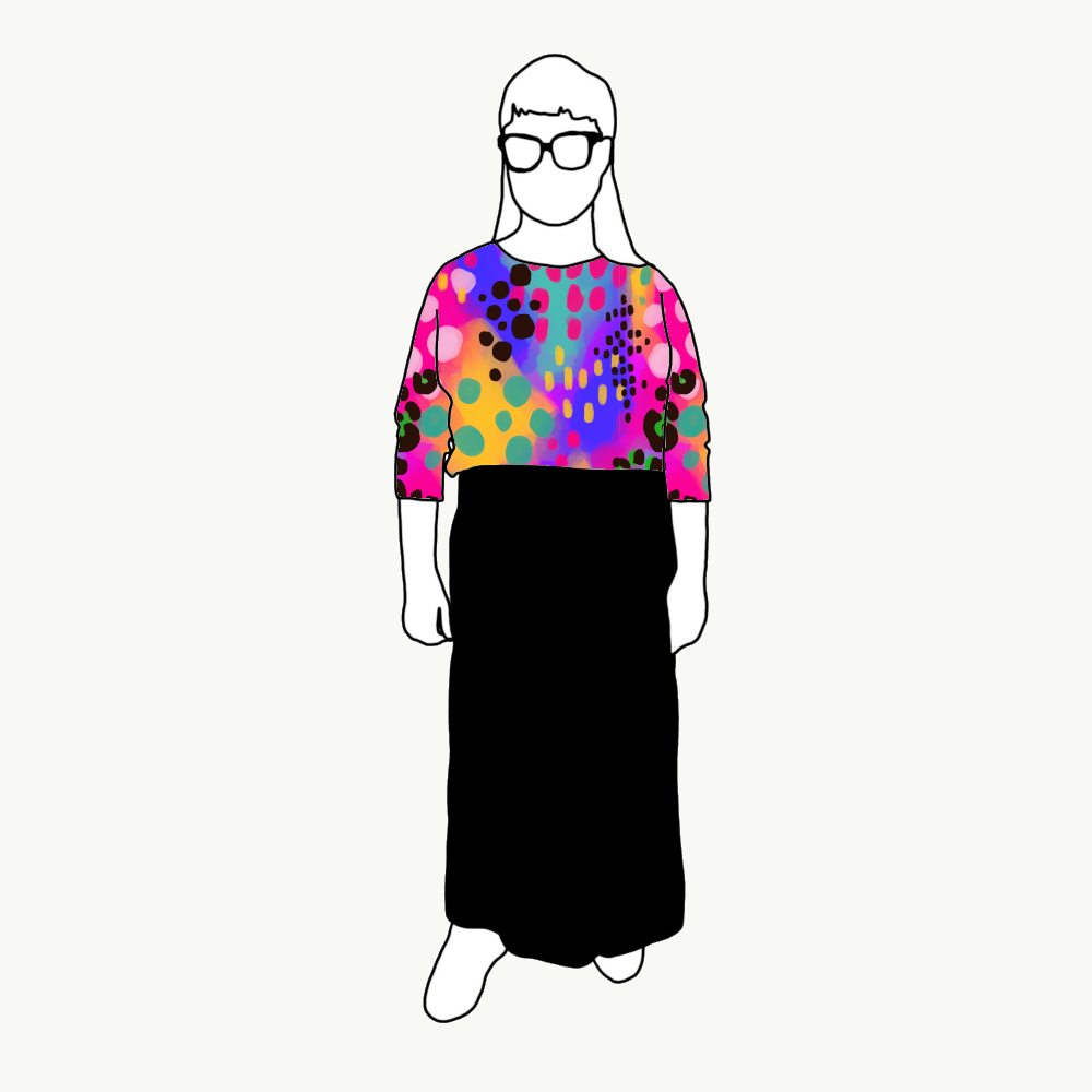 Piece of art Boxy Top & Boxy Crop