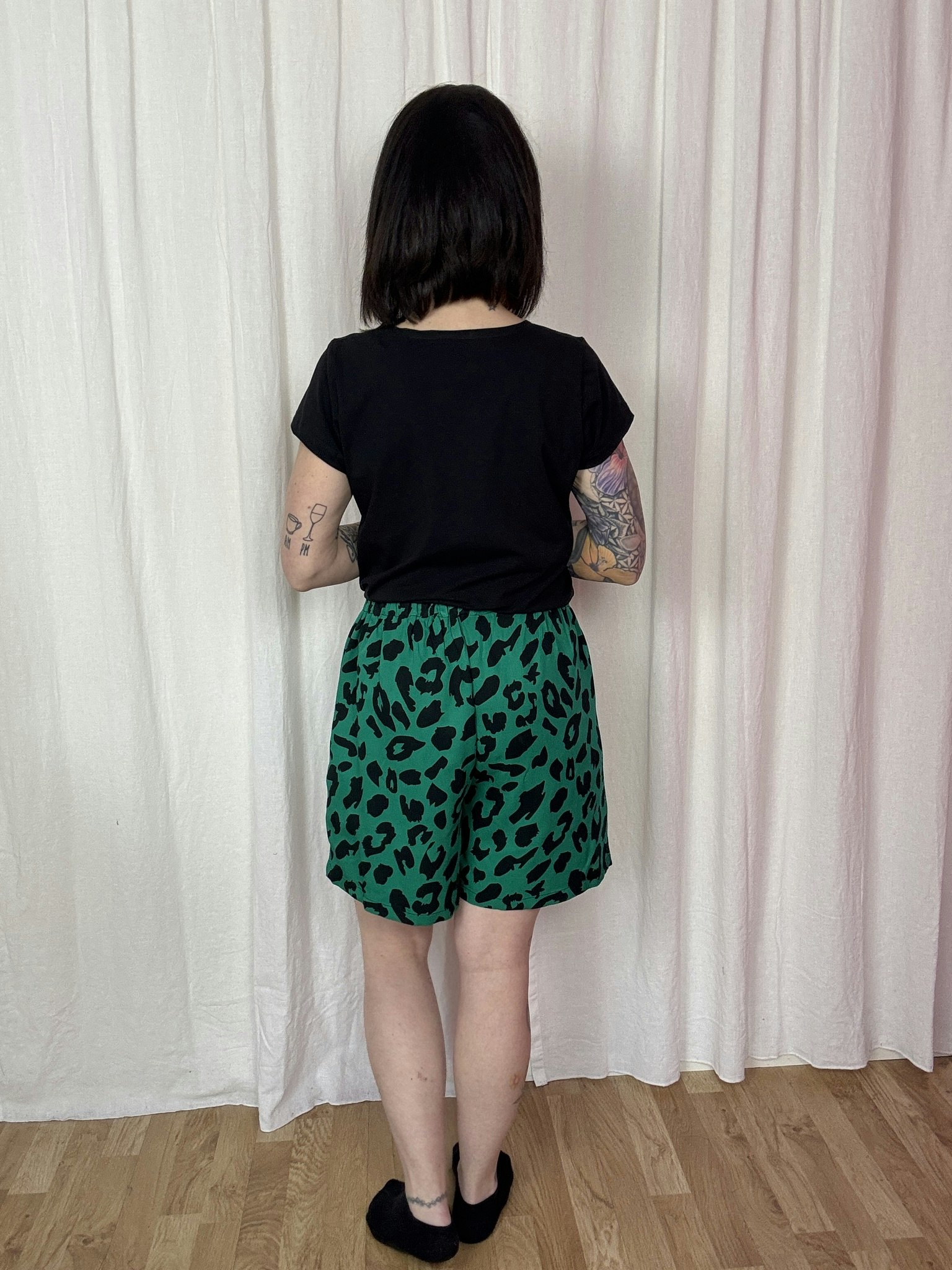 Viskos-shorts i Valfritt tyg. Viskos/Bambu