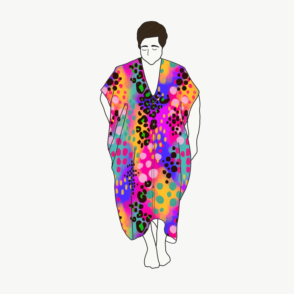 Piece of art Nya kaftan dress