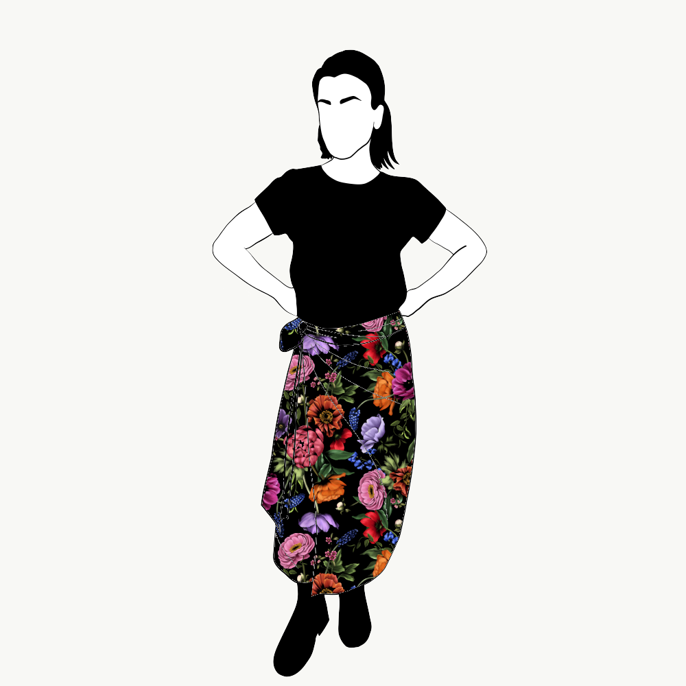 Midsummer Magic Wrap skirt
