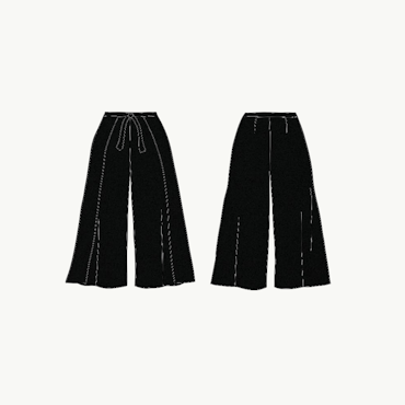 Wrap pants - Enfärgade - Olika färger!