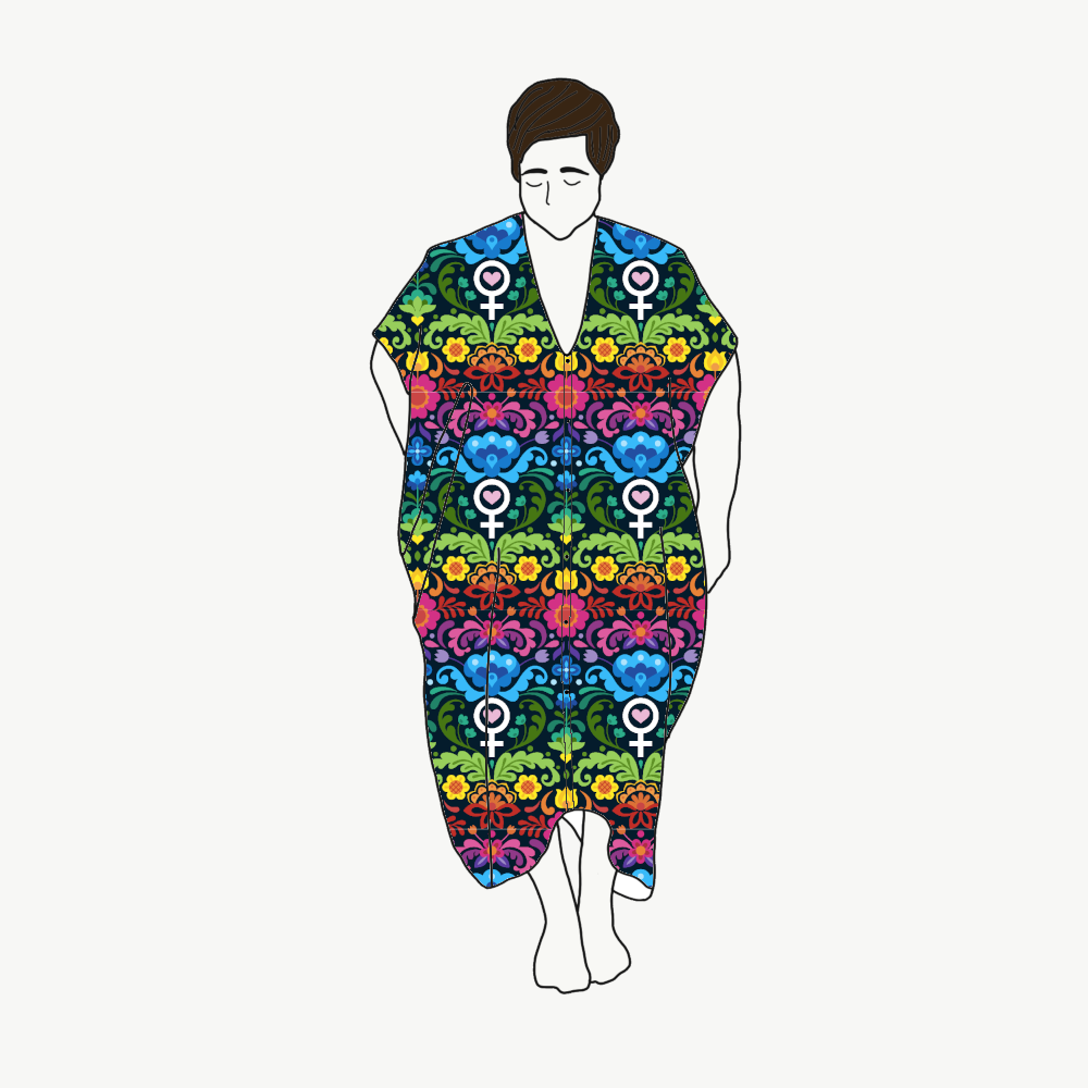 Feministkurbits Nya kaftan dress