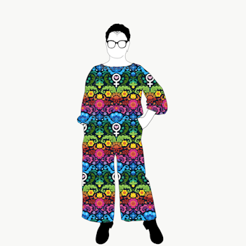 Feministkurbits All in one suit Viskos
